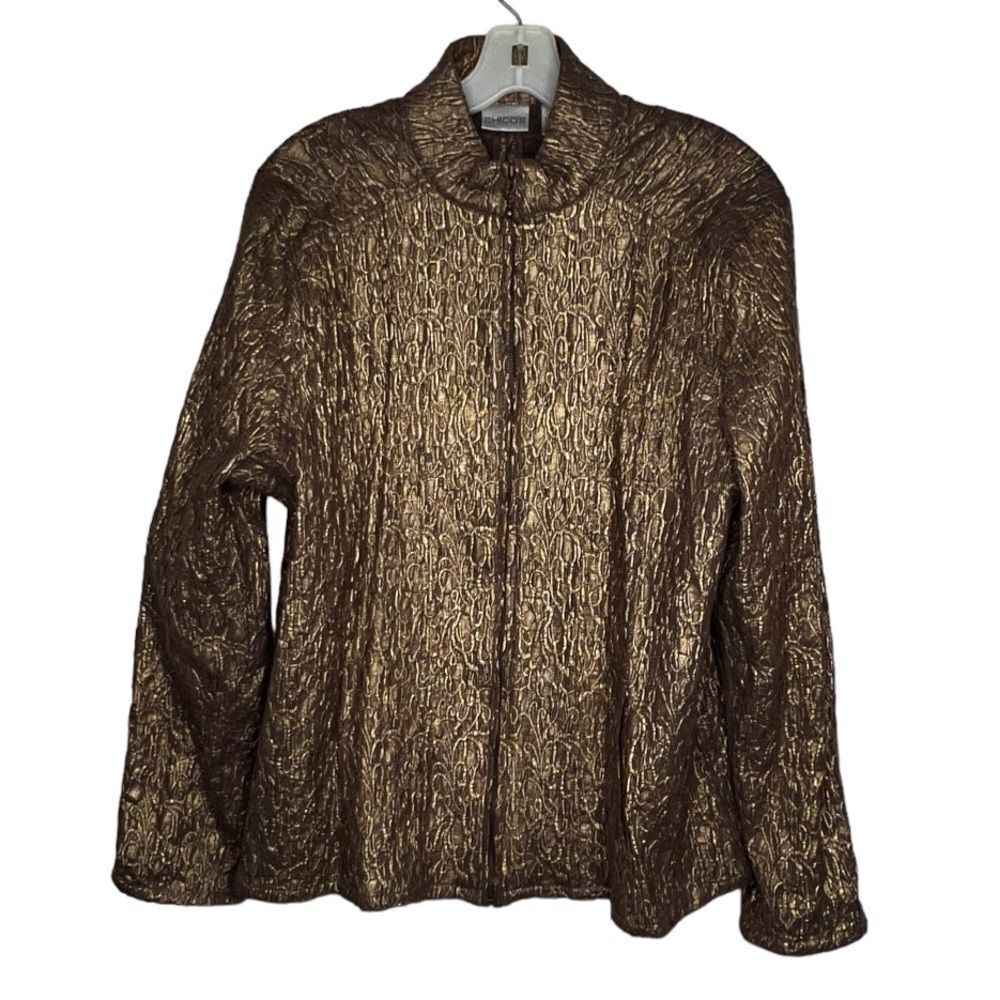 Chico's Metallic Jacket